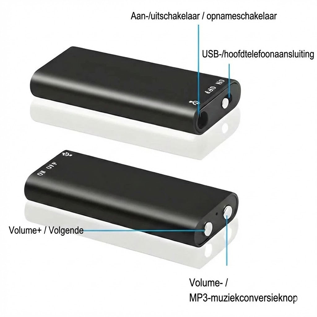 Mini-spraakrecorder
