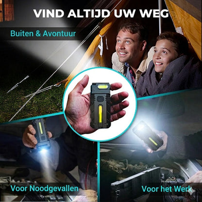 LED-werklamp met 180° draaibare kop