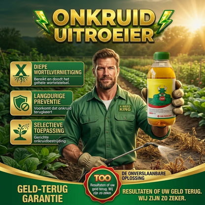 2 in 1 onkruidverdelger voor tuin en terras