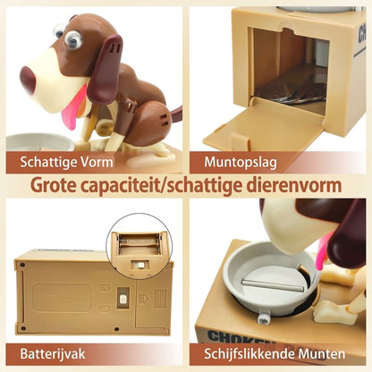 Elektrische robothond spaarpot voor kinderen