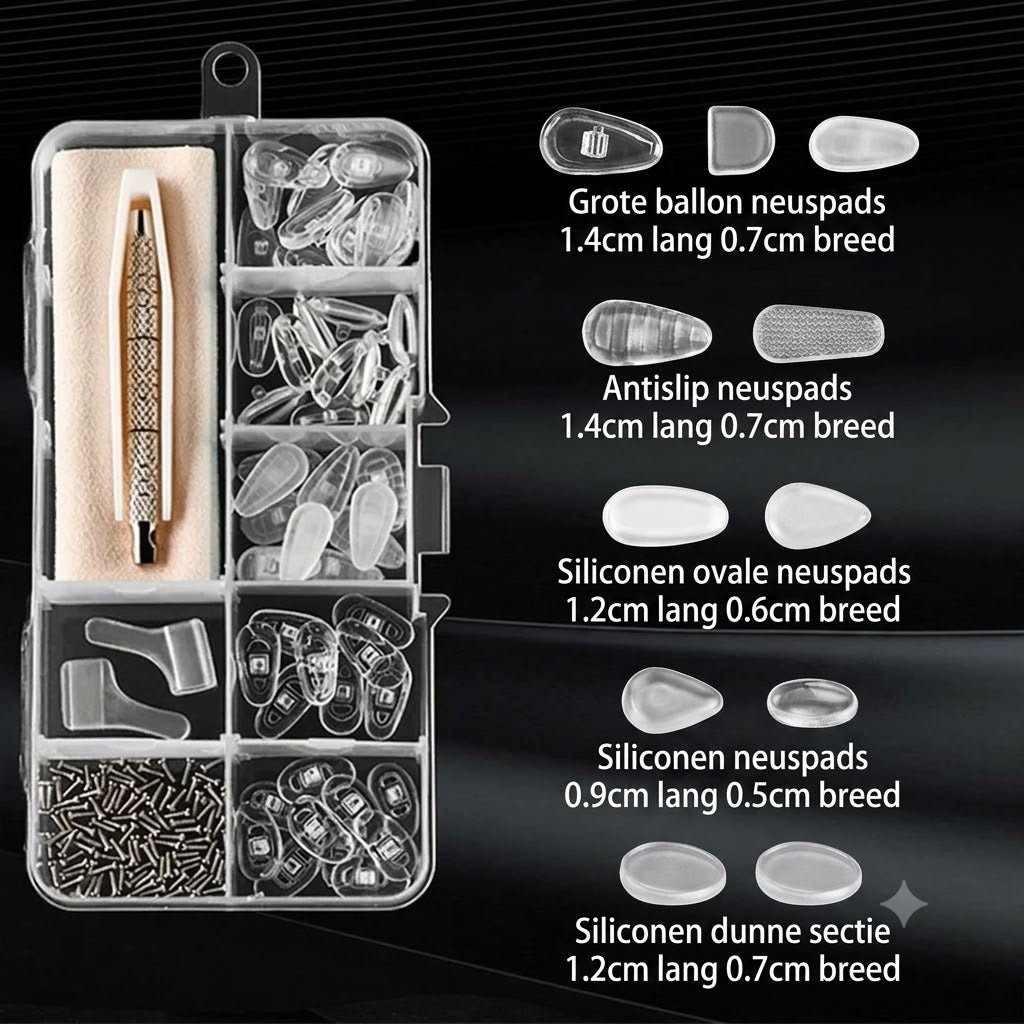Reparatieset Brillenneussteunen