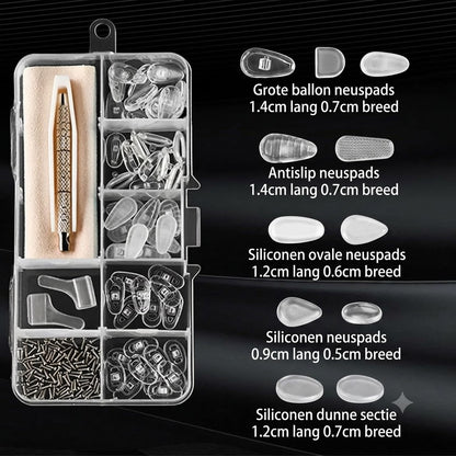 Reparatieset Brillenneussteunen