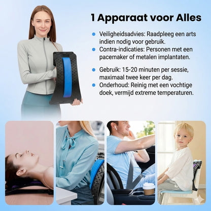 Magnetische Therapie Acupunctuur Massage Lumbale Brancard
