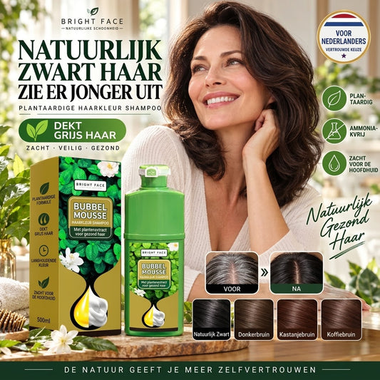 Langhoudende plantaardige schuimhaarverf zonder ammoniak