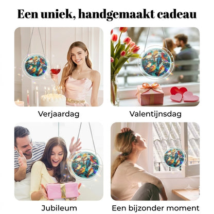 Hangende Acrylpuzzel met Zonnevanger van 83 Stukjes