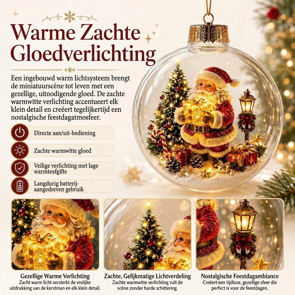 VinterMagi verlichte miniatuur kerstdecoratie