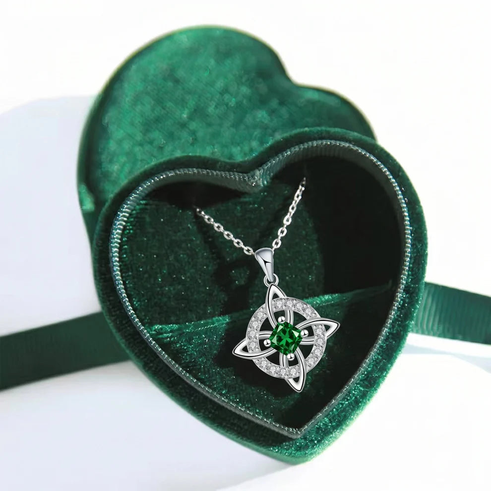 Ketting met Heksenknoop en Geboortesteen