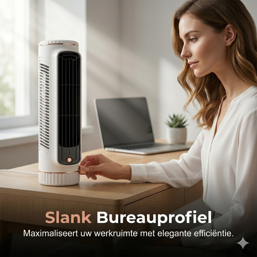Draagbare USB-torenventilator met 3 snelheden