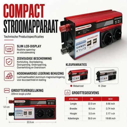 Auto Omvormer 12 V naar 230 V
