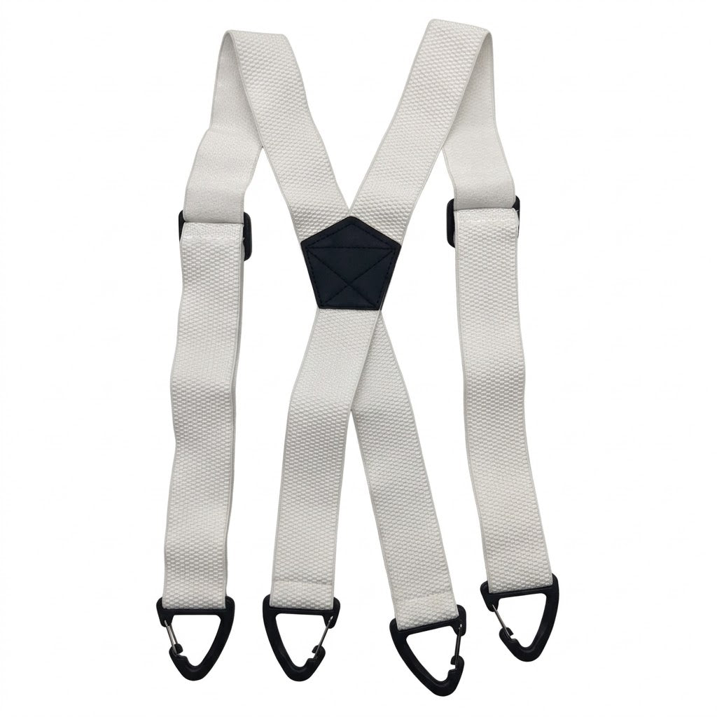 Elastische outdoorriem voor heren met karabijnsluiting 3,8 cm