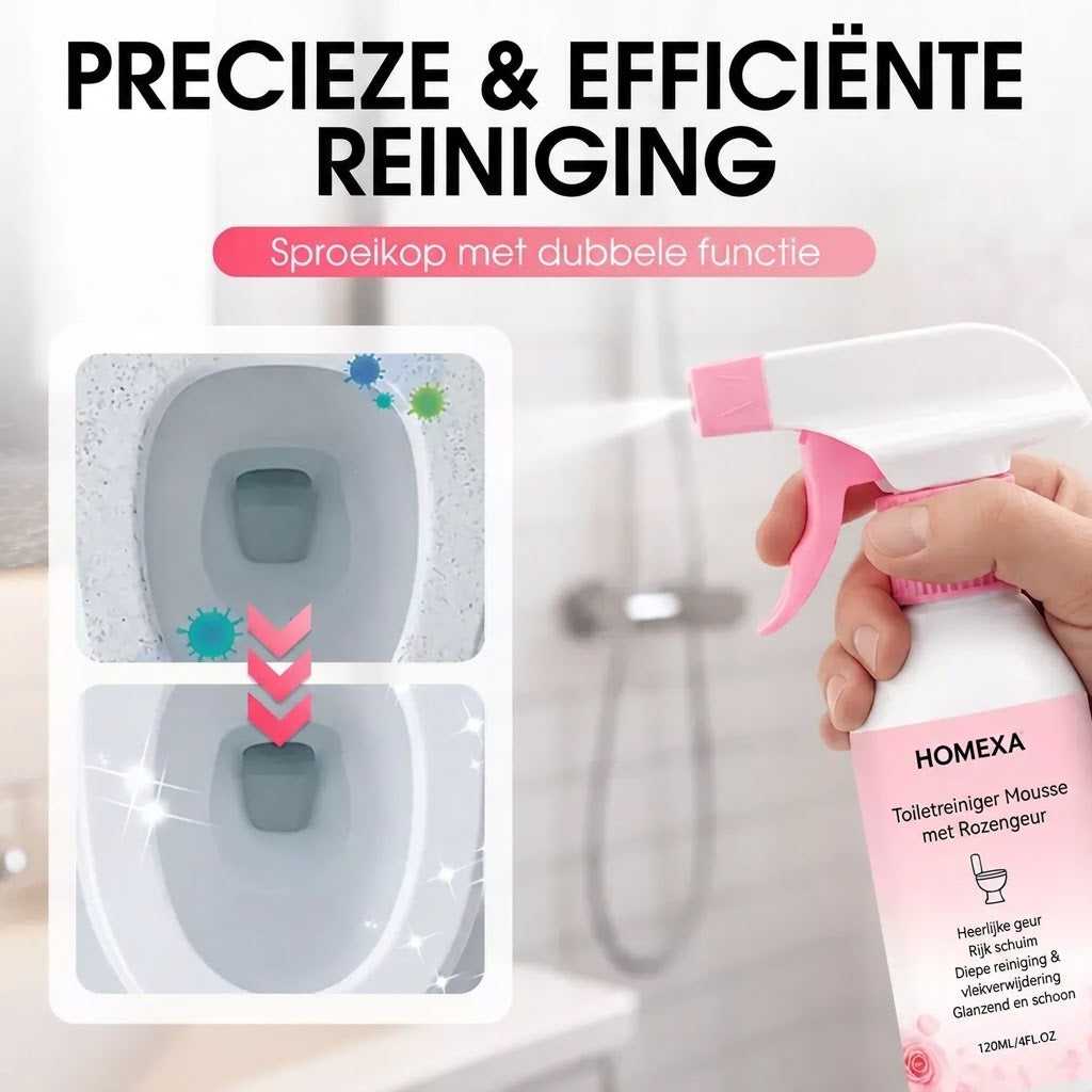 Badkamerreinigerspray tegen kalkaanslag en zeepresten