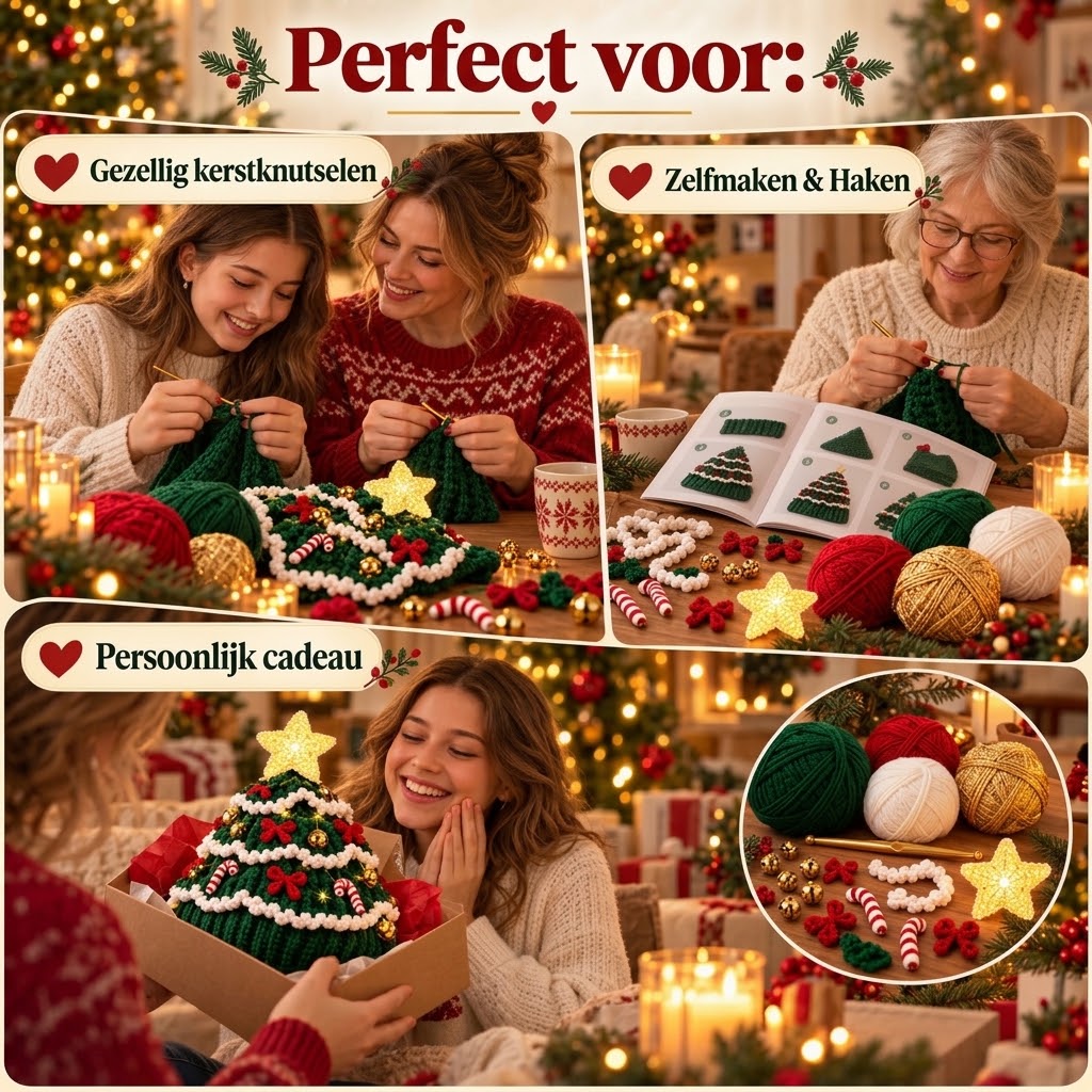 DIY haakset voor kerstboommuts