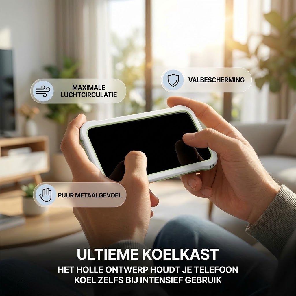 iPhone bumperhoesje met warmteafvoer
