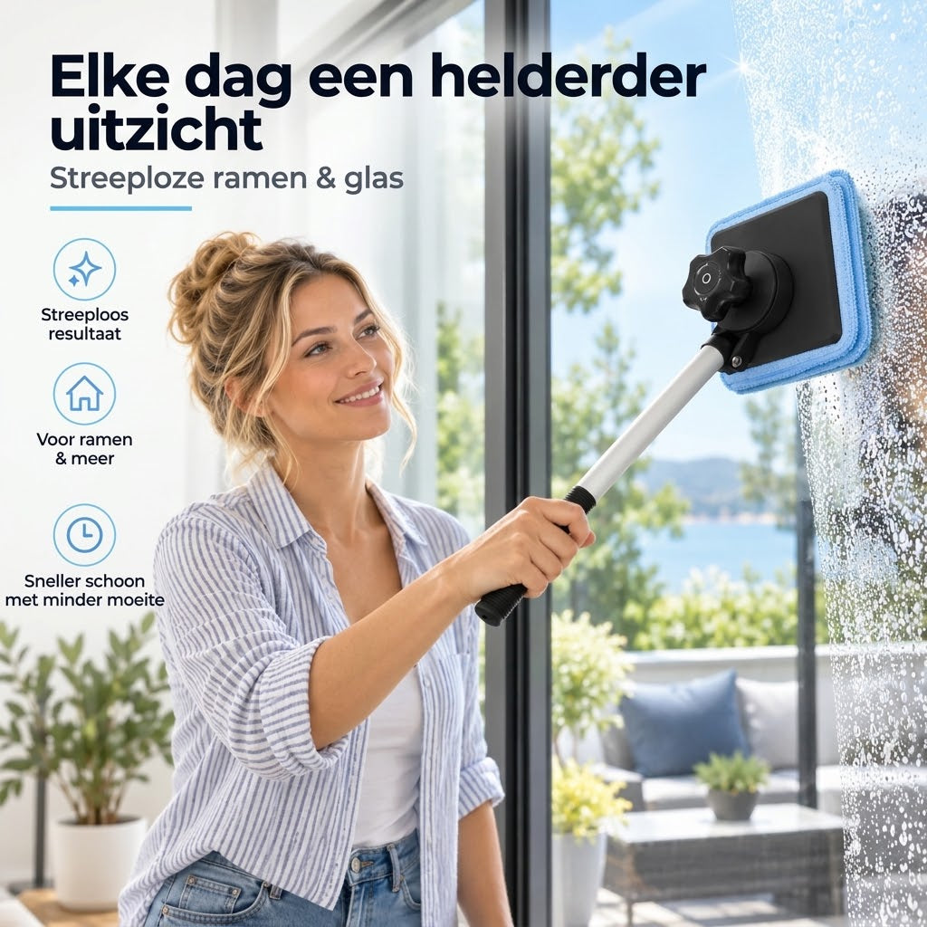 Dubbelzijdige magnetische autoruitenreiniger