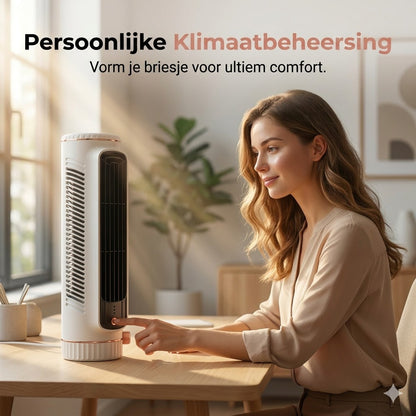Draagbare USB-torenventilator met 3 snelheden