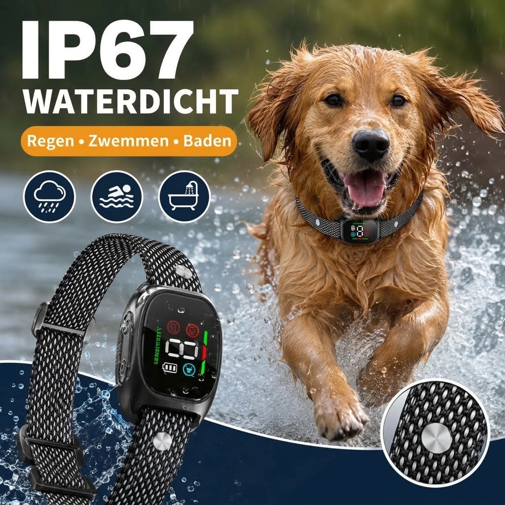 Slimme antiblafhalsband voor honden