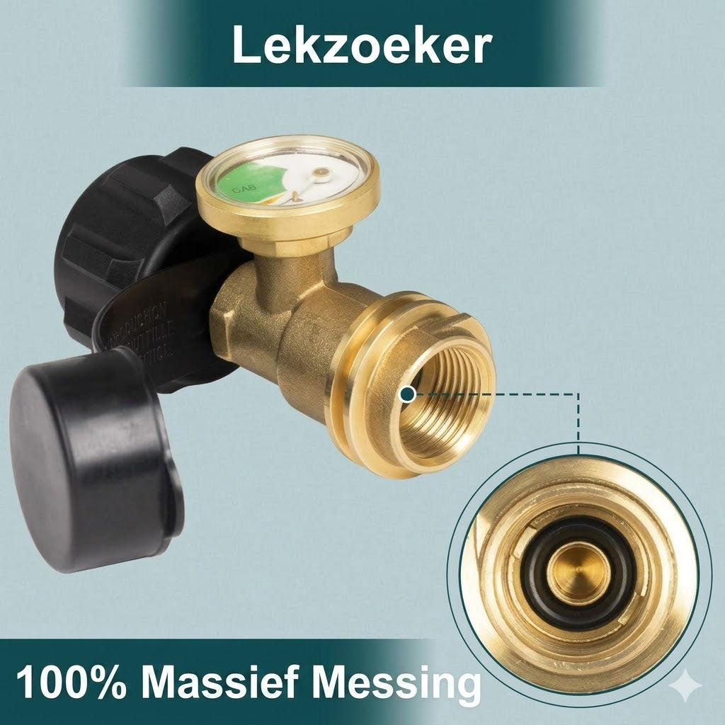 Universele propaantankmeter voor LP-tanks van 5-40 pond