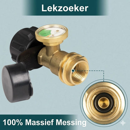 Universele propaantankmeter voor LP-tanks van 5-40 pond