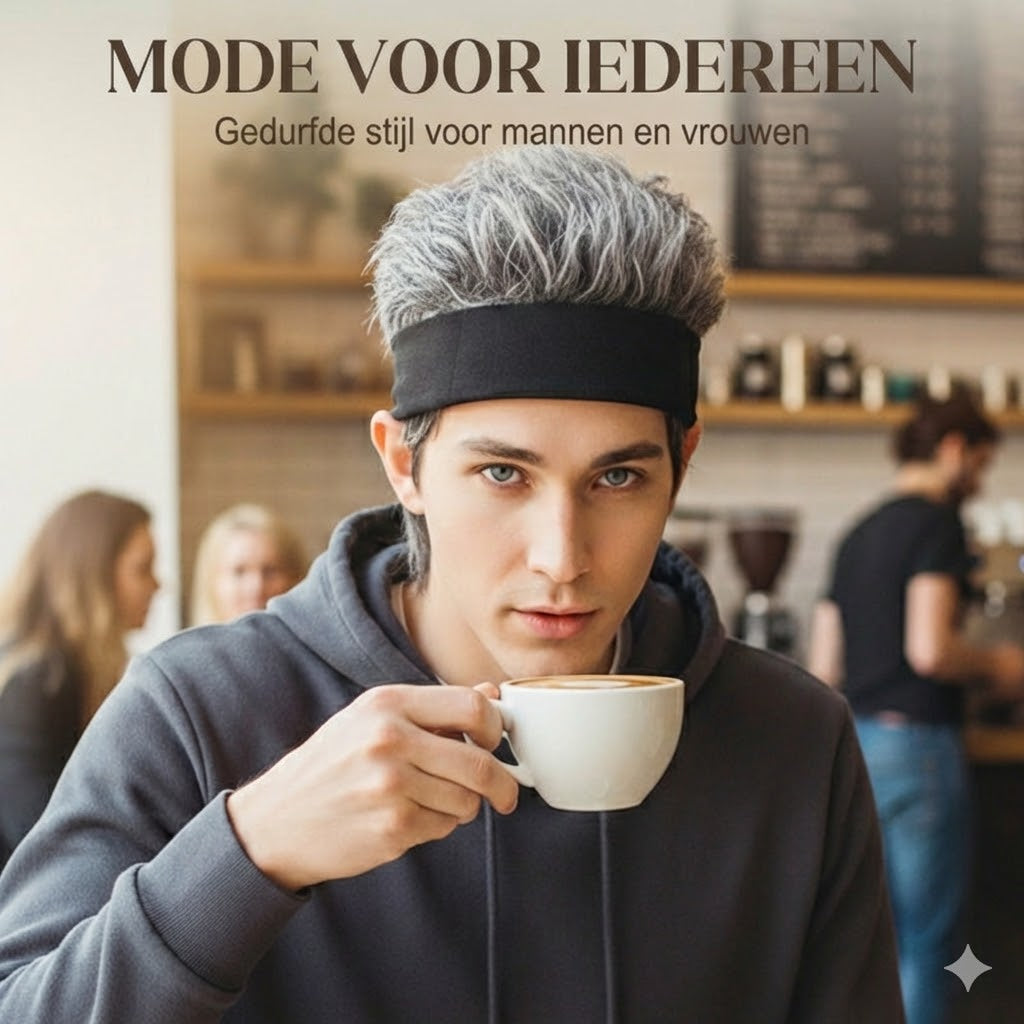 Unisex hiphopstijl pruikmuts