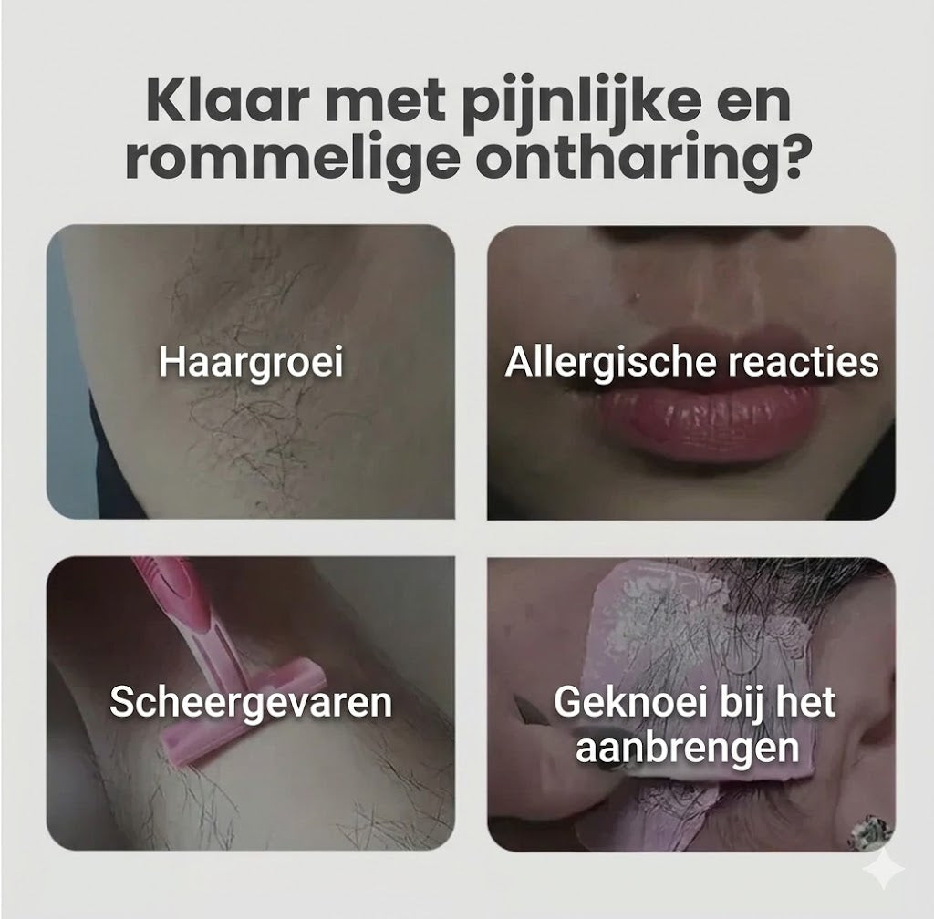 Zachte en pijnloze crème voor het verwijderen van gezichtshaar