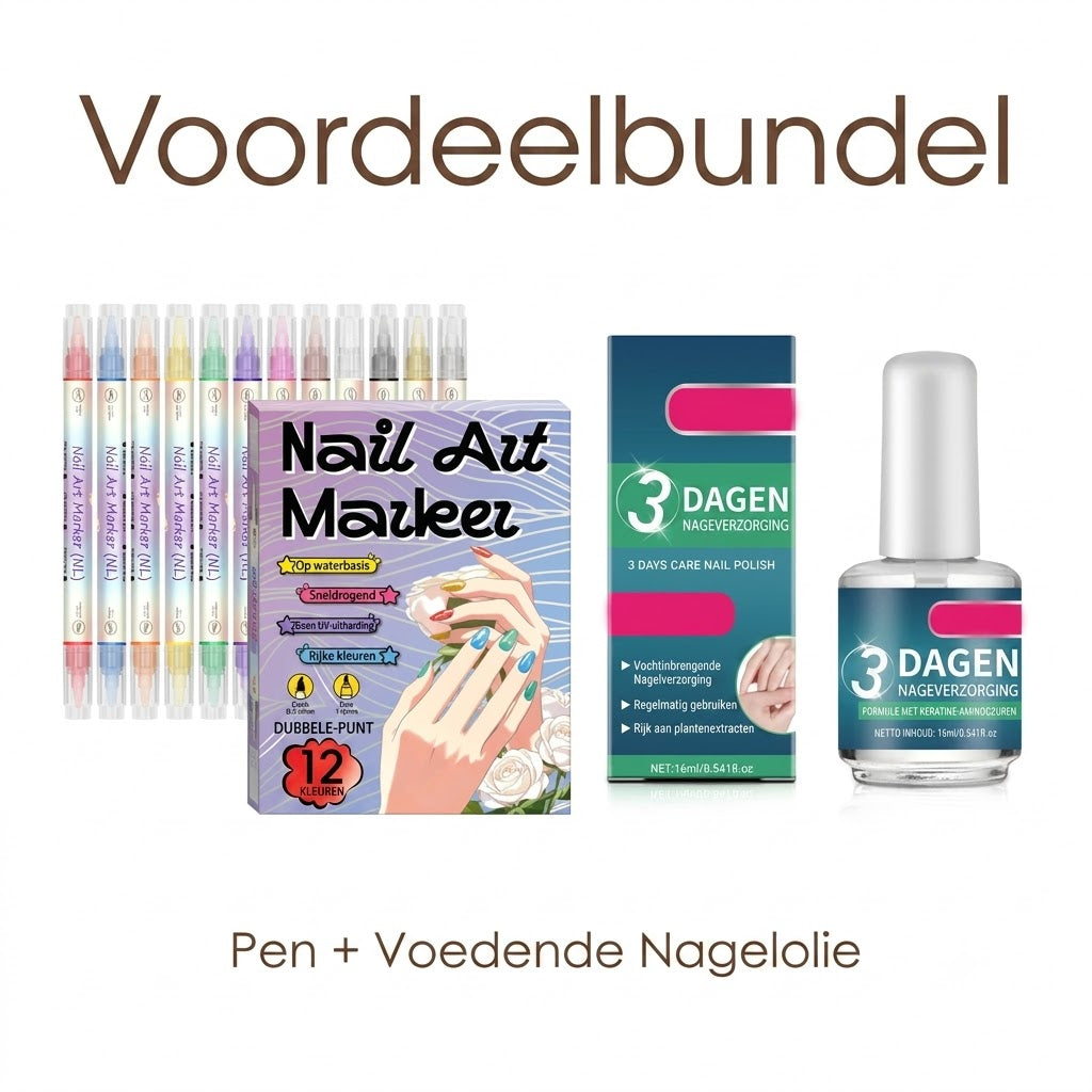 Deze dual-tip pennen maken van jouw nagels een kunstwerk