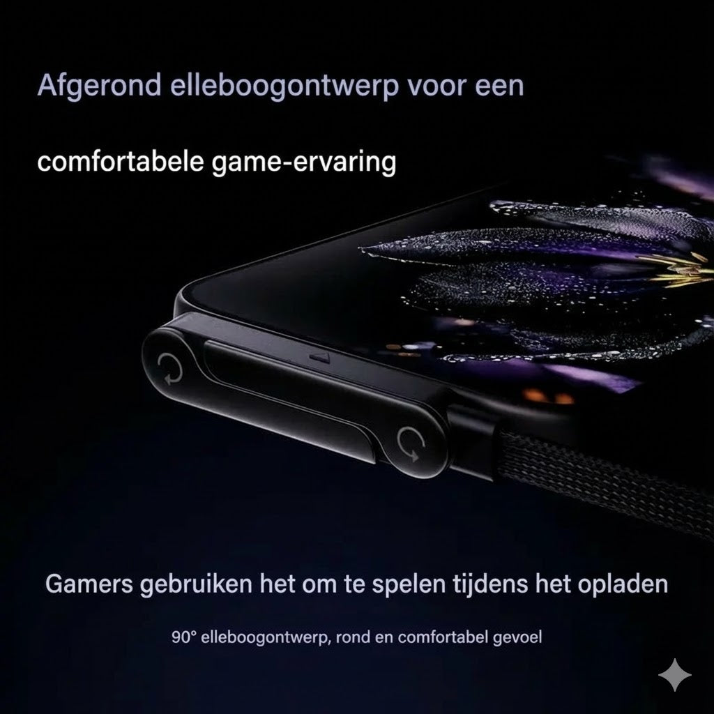 2-in-1 Snellaadkabel met Houder