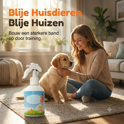Deze spray trekt je hond of kat naar de juiste plek