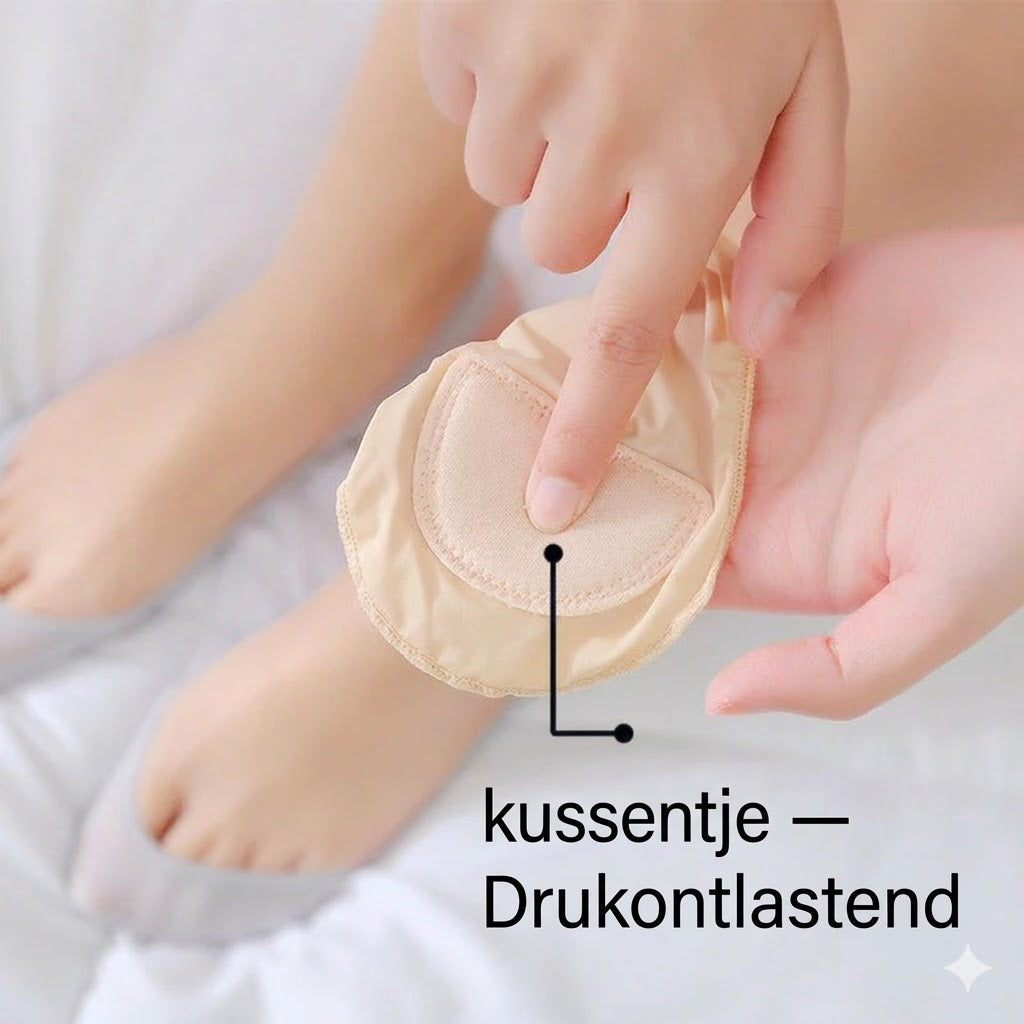 Antislip onzichtbare siliconensokken