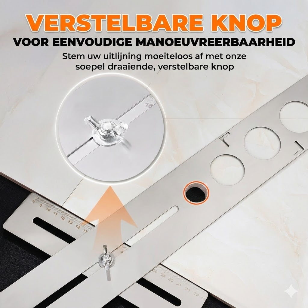 Volledig hoekverstelbaar boorgereedschap