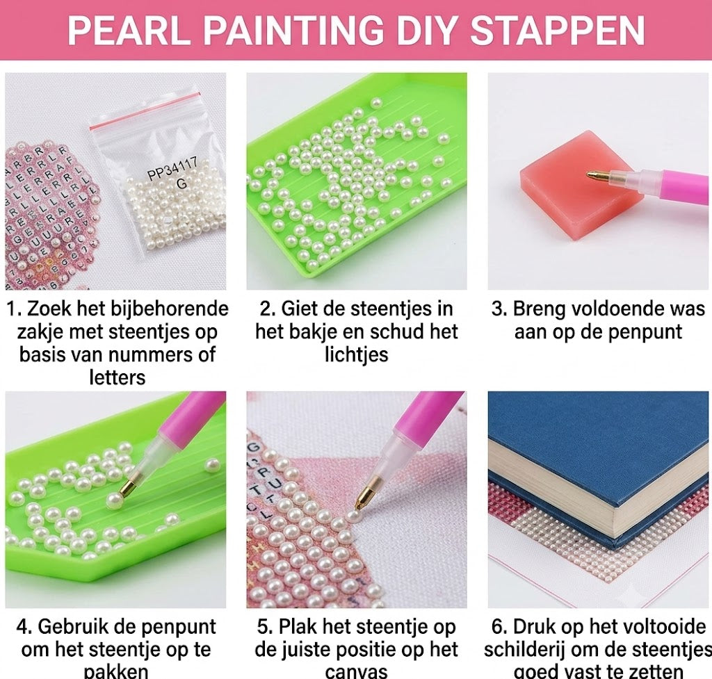 Diamond painting set met meerdere motieven