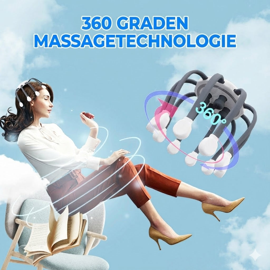 Elektrische hoofdhuidmassageapparaat
