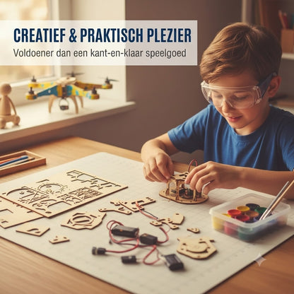 Dit bouwpakket maakt van je kind een mini-ingenieur