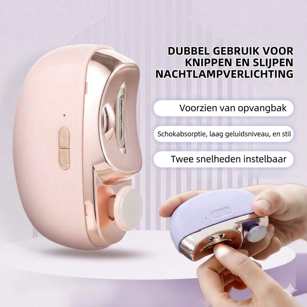 3-in-1 elektrische polijst- en automatische nagelknipper