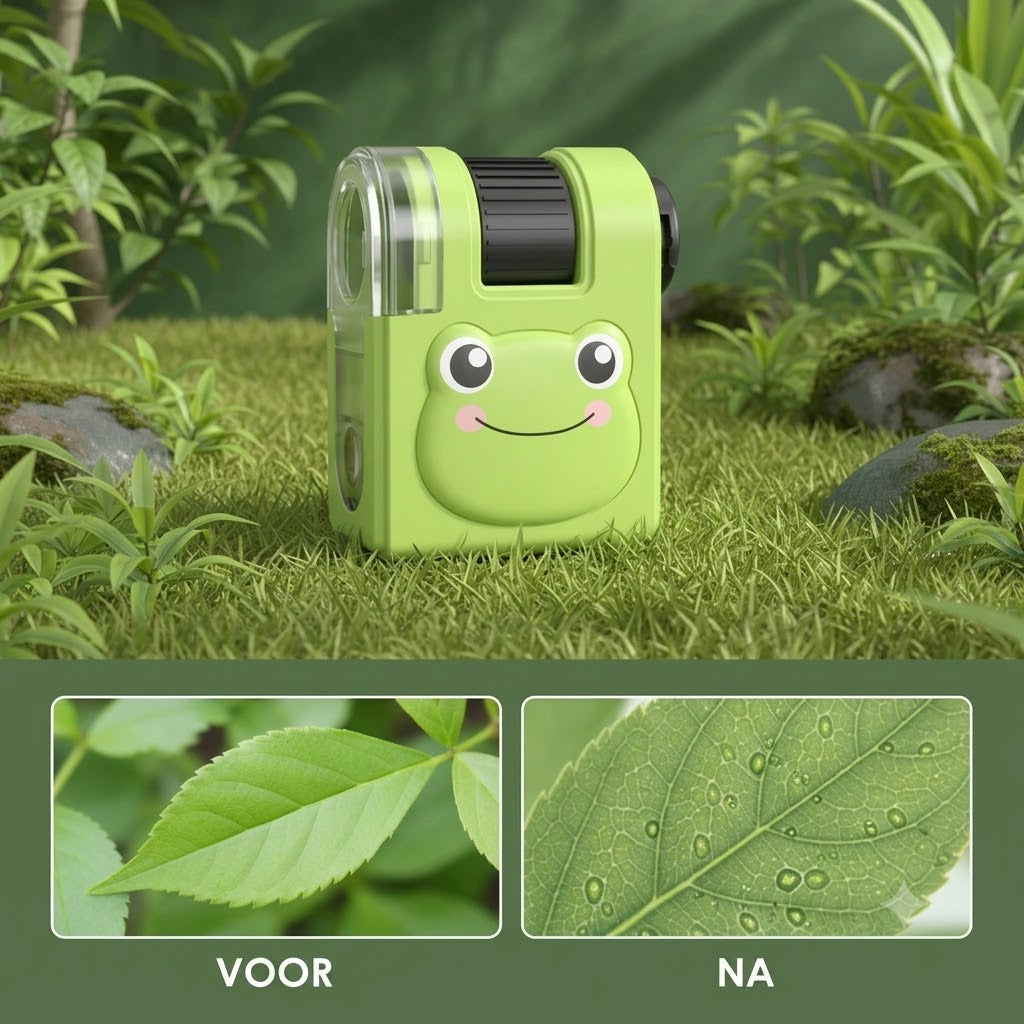 Draagbare educatieve microscoop met telefoonhouder voor kinderen