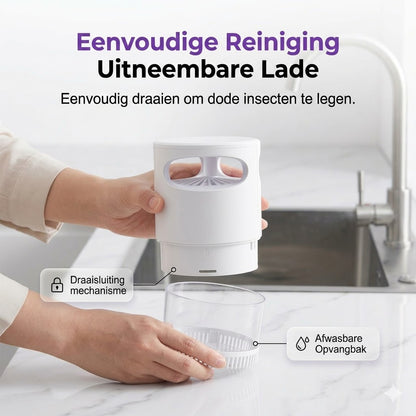 UV-muggenlamp – op USB, chemisch‑vrij, ultrastil