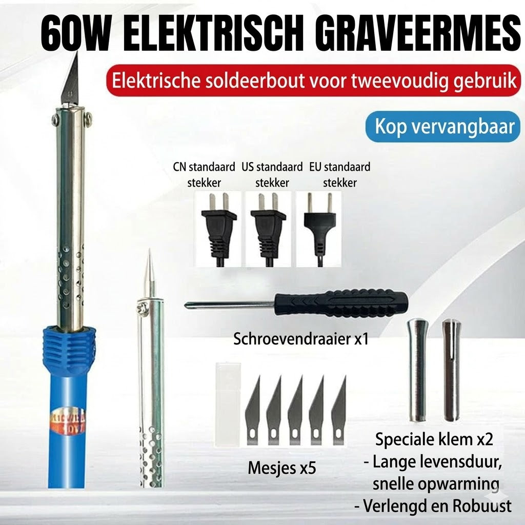Extern Verwarmd Elektrisch Graveermes
