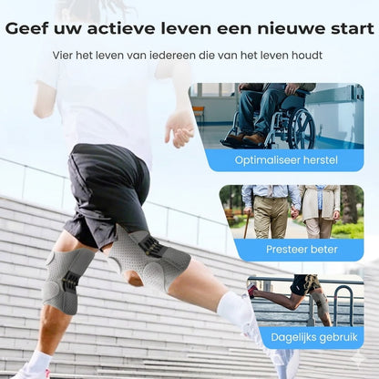 Verstelbare Kniebrace voor Sport