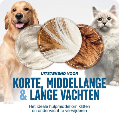 Dubbelzijdige Huisdierontharingsborstel