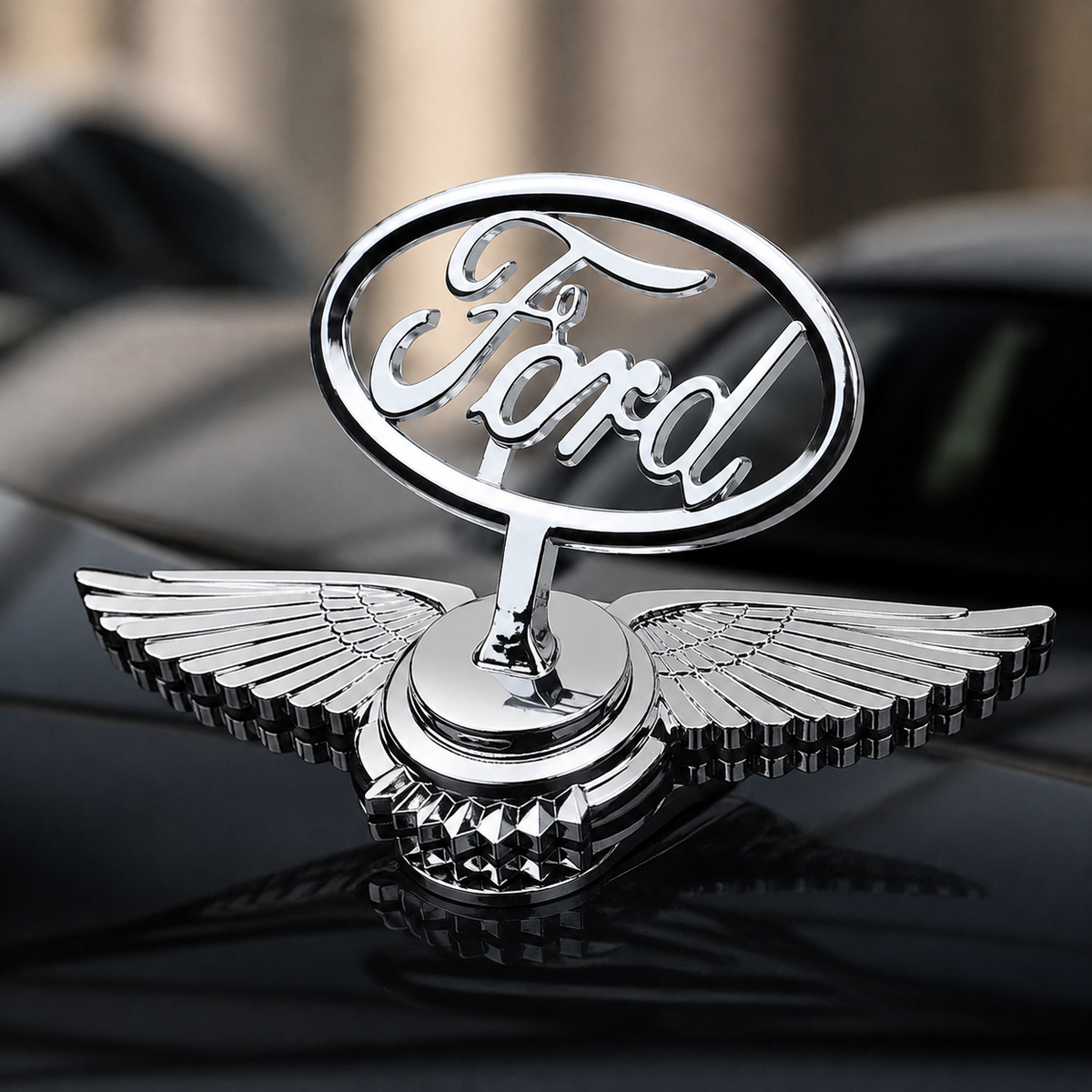Motorkapembleem met autologo