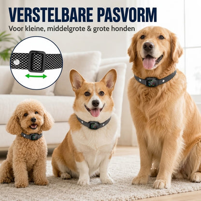 Slimme antiblafhalsband voor honden
