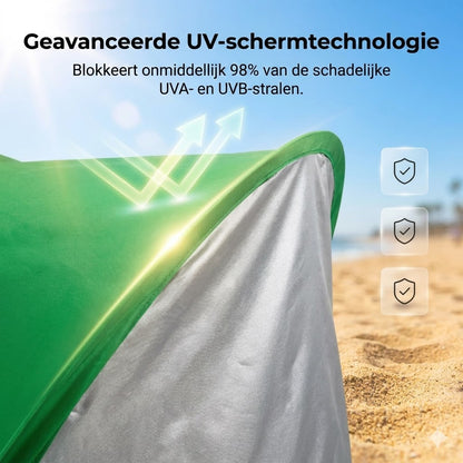 Automatische pop-up strandtent