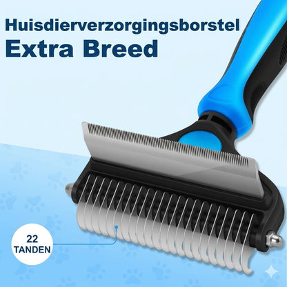 Dubbelzijdige Huisdierontharingsborstel