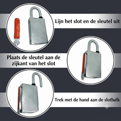 Waterdicht Magnetisch Hangslot met Magneetstrip