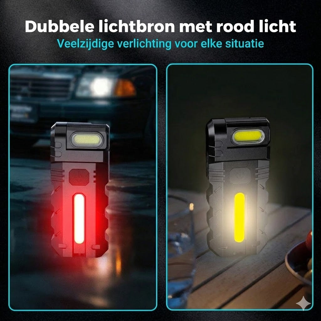 LED-werklamp met 180° draaibare kop