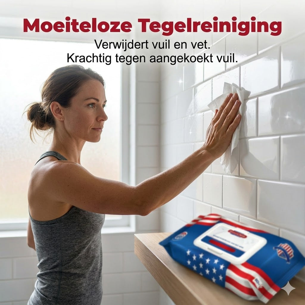 US Nano Silver Ion Ultra-Clean-doekjes（80 Vellen/pak）