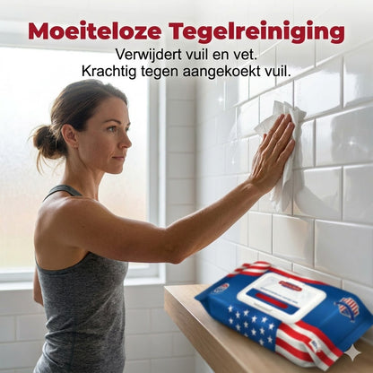 US Nano Silver Ion Ultra-Clean-doekjes（80 Vellen/pak）