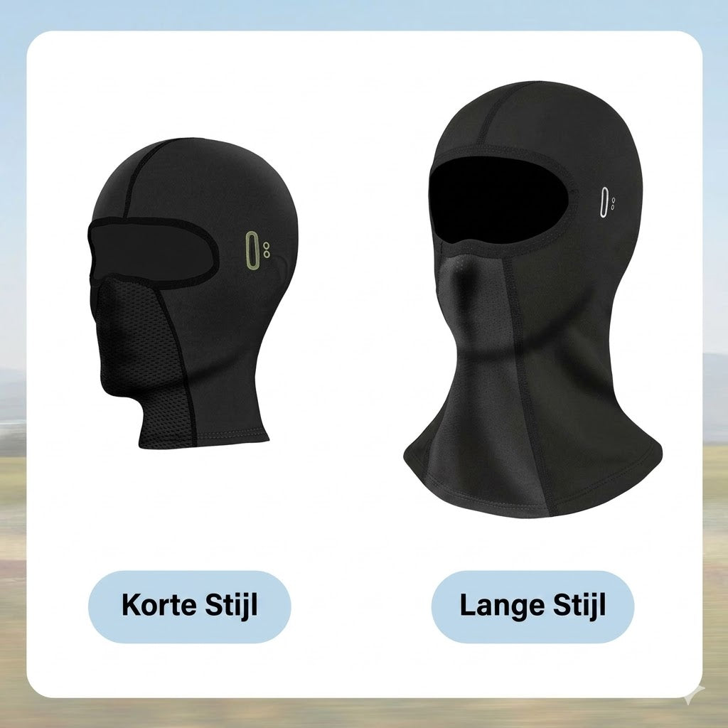 Winddicht volledig gezichtsmasker snel droog zonwerend