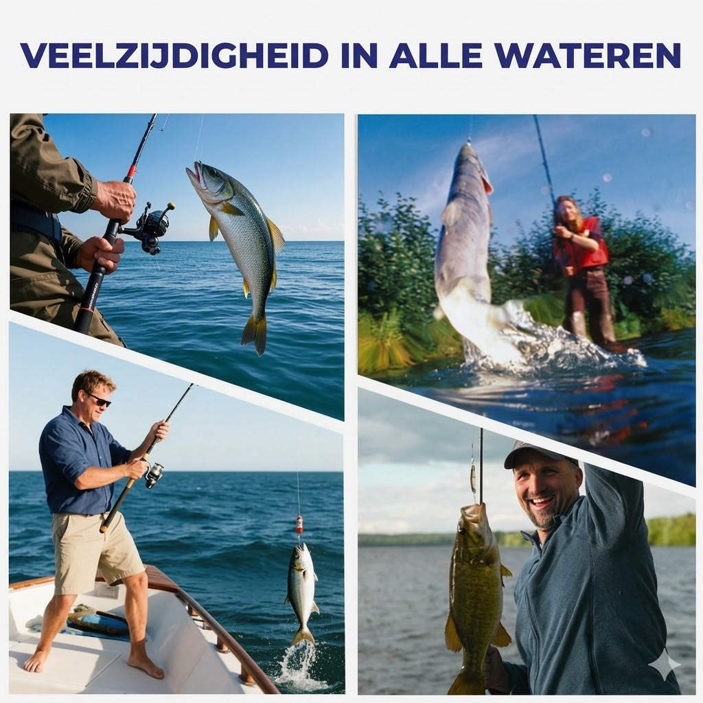 Draagbare telescopische hengel