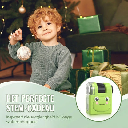 Draagbare educatieve microscoop met telefoonhouder voor kinderen
