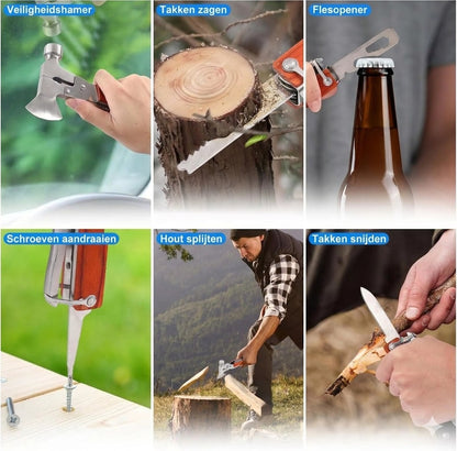 16-in-1 draagbare klauwhamer multitool